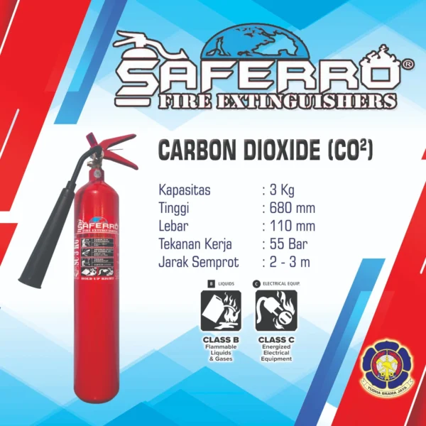 APAR CO2 3 Kg – SAFERRO Fire Extinguishers