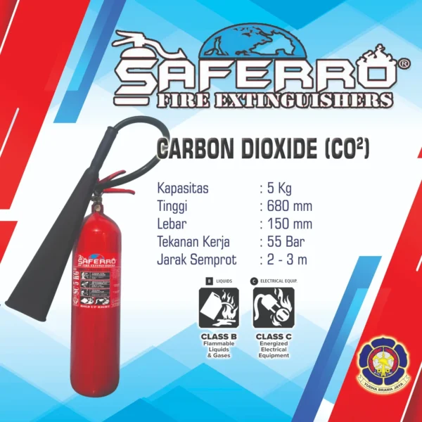 APAR CO2 5 Kg – SAFERRO Fire Extinguishers